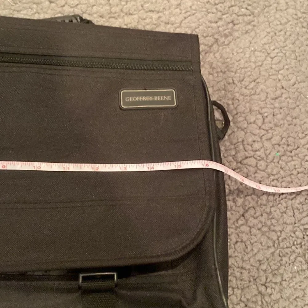 Geoffrey Beene Black Laptop Bag